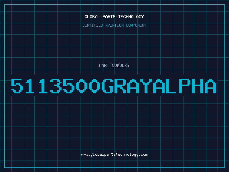 Aviation Part 5113500GRAYALPHA