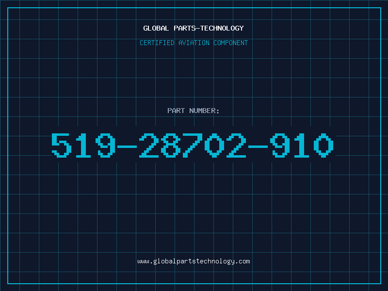 Aviation Part 519-28702-910