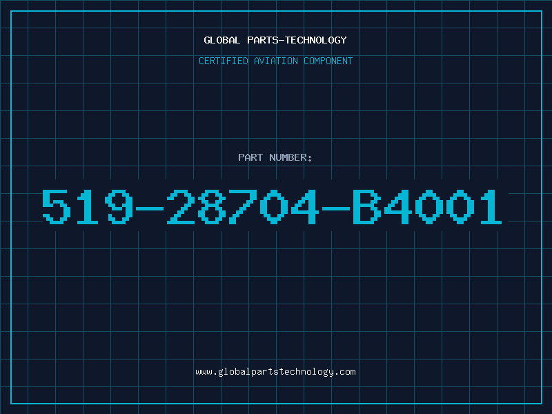 Aviation Part 519-28704-B4001