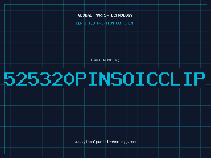 Aviation Part 525320PINSOICCLIP