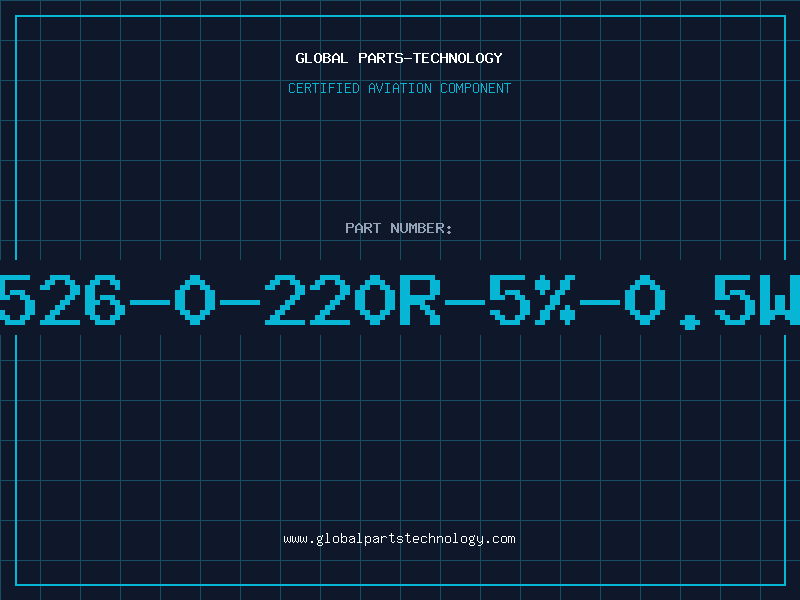 Aviation Part 526-0-220R-5%-0.5W