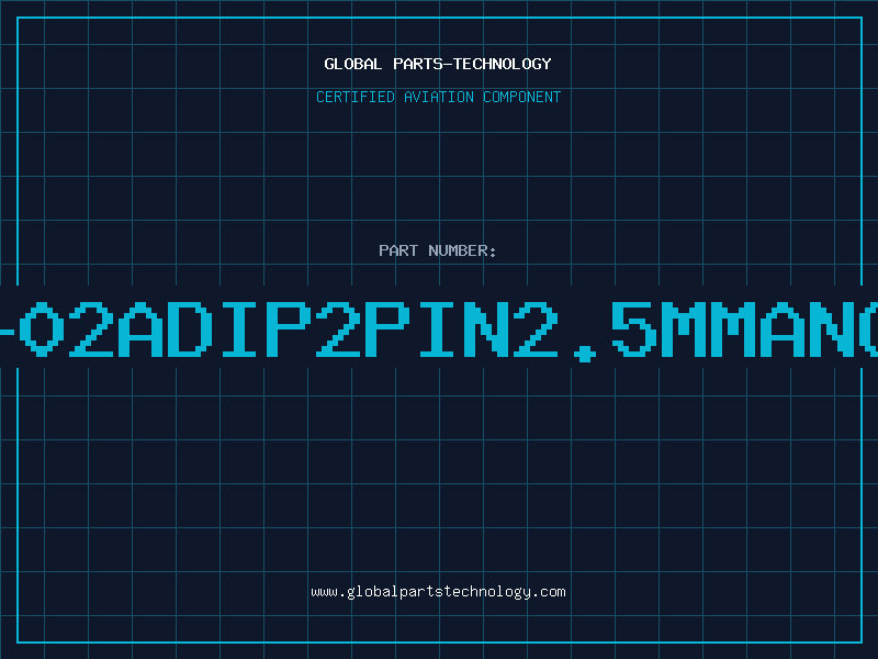 Aviation Part 5268-02ADIP2PIN2.5MMANGLESN