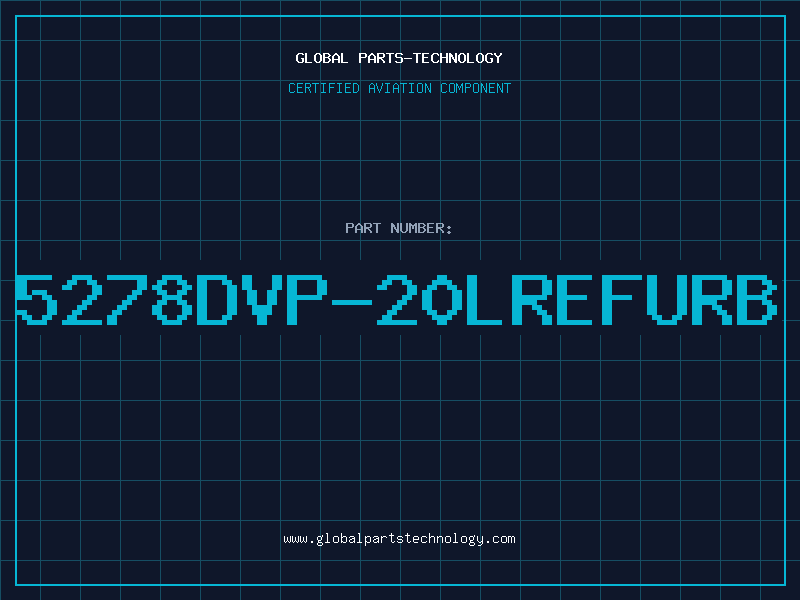 Aviation Part 5278DVP-20LREFURB