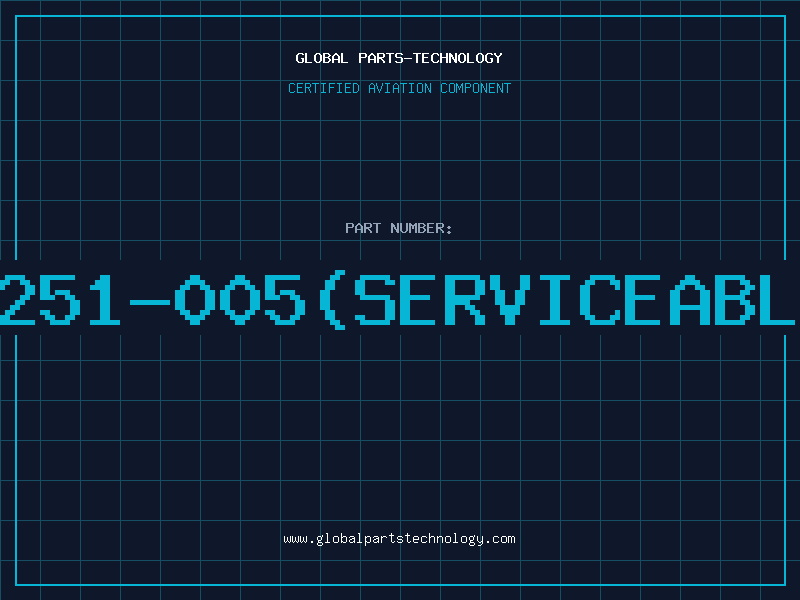 Aviation Part 528-0251-005(serviceablepart