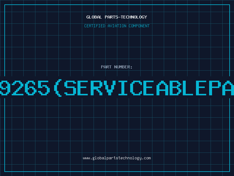 Aviation Part 529265serviceablepart