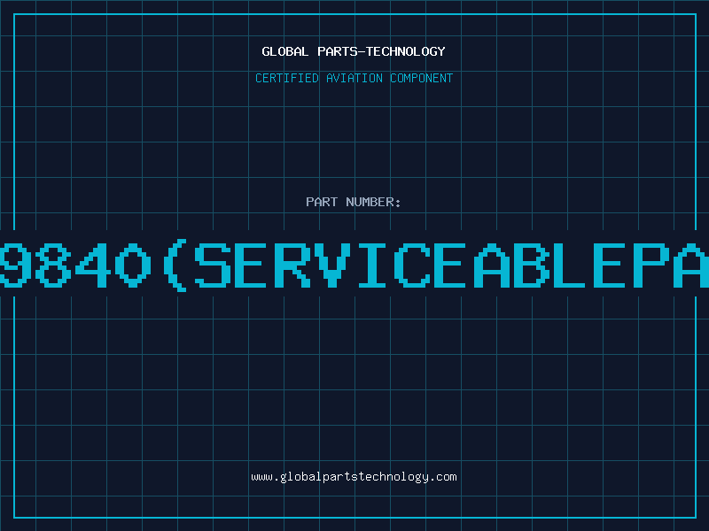 Aviation Part 529840serviceablepart