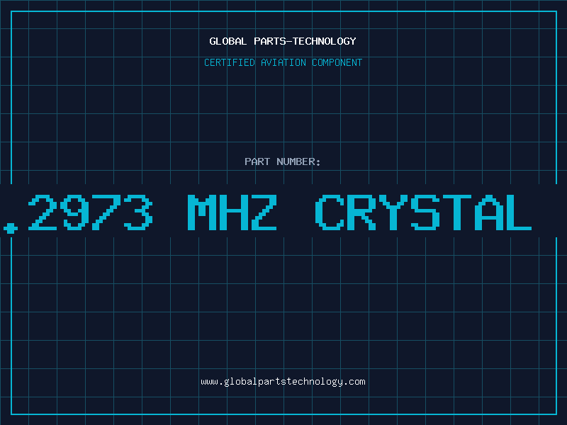 Aviation Part 53.2973 MHZ CRYSTAL OS