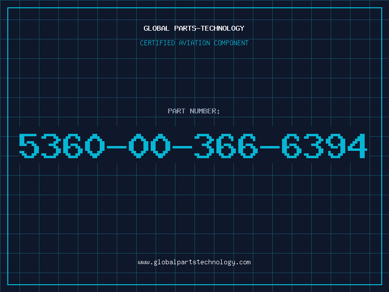 Aviation Part 5360-00-366-6394