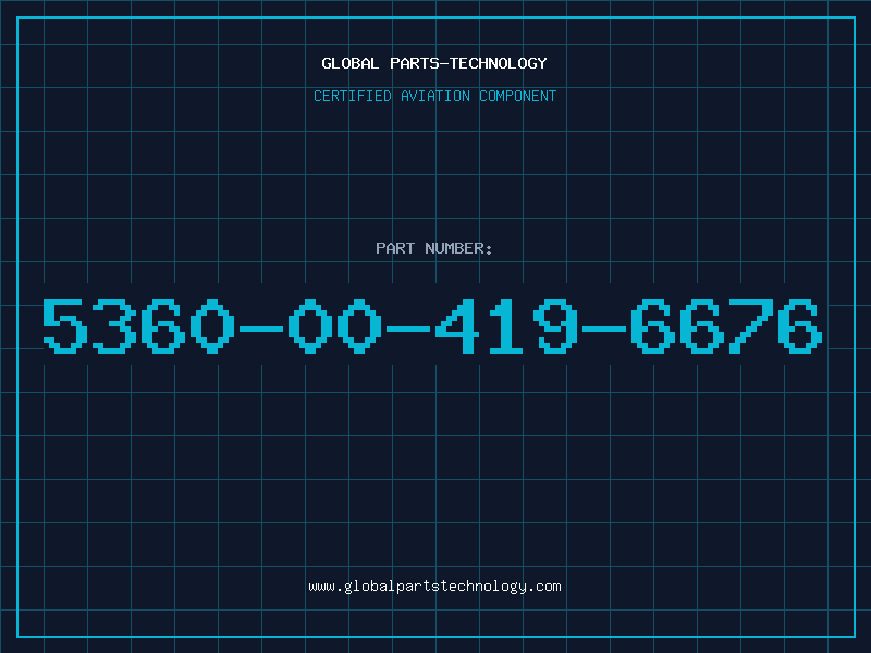 Aviation Part 5360-00-419-6676