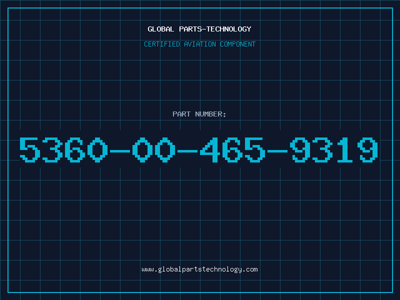 Aviation Part 5360-00-465-9319