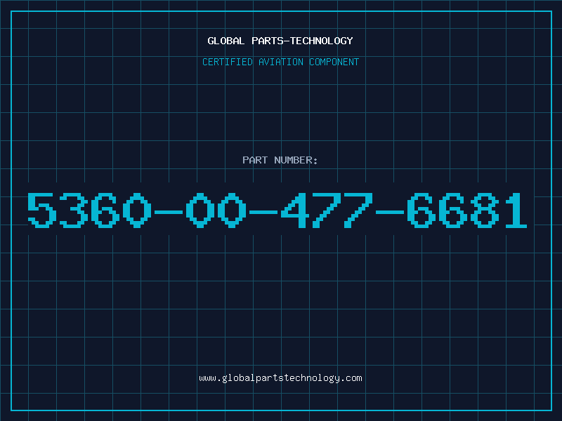 Aviation Part 5360-00-477-6681
