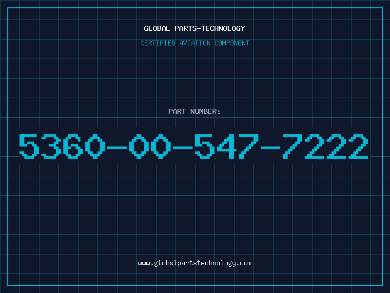 Aviation Part 5360-00-547-7222