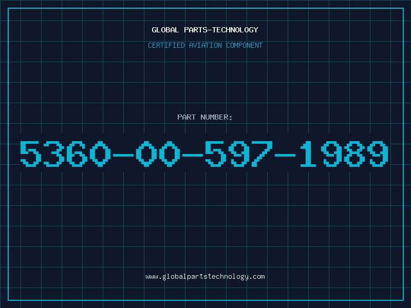 Aviation Part 5360-00-597-1989