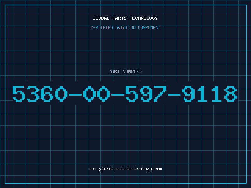 Aviation Part 5360-00-597-9118