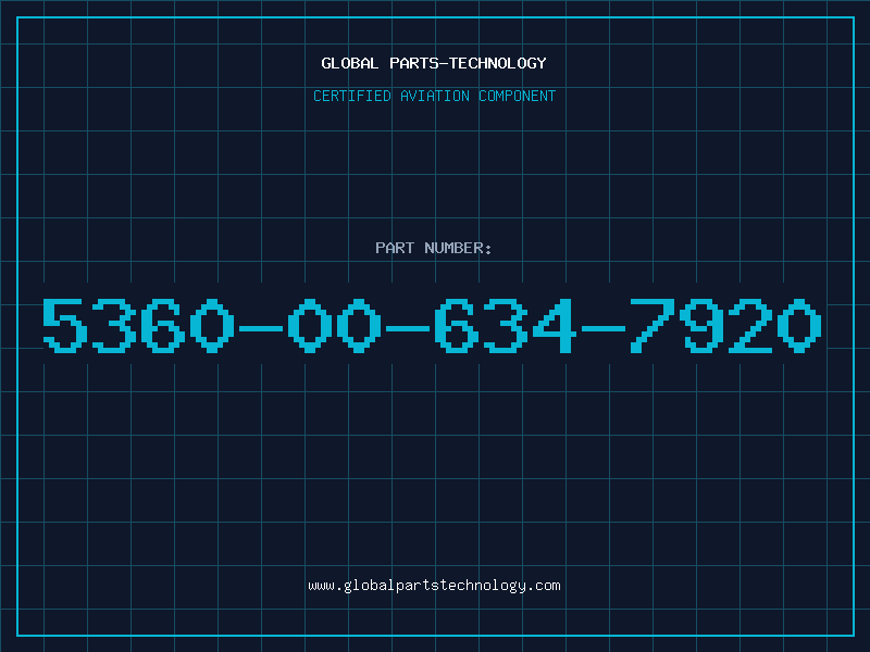 Aviation Part 5360-00-634-7920