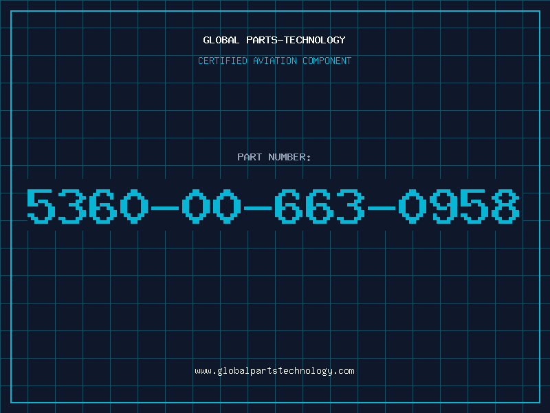 Aviation Part 5360-00-663-0958
