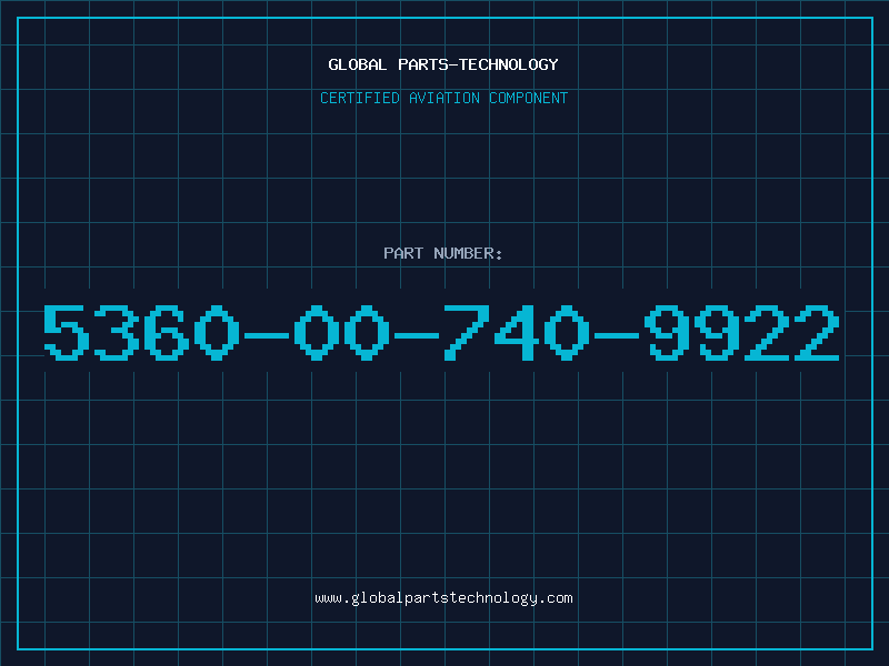 Aviation Part 5360-00-740-9922