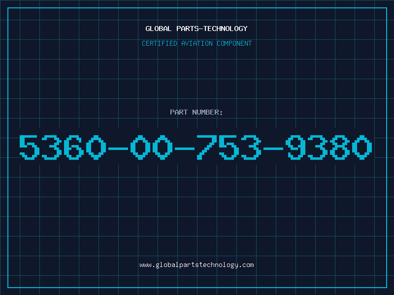 Aviation Part 5360-00-753-9380