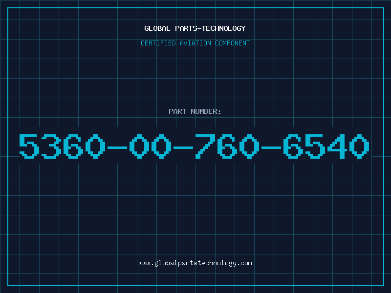 Aviation Part 5360-00-760-6540