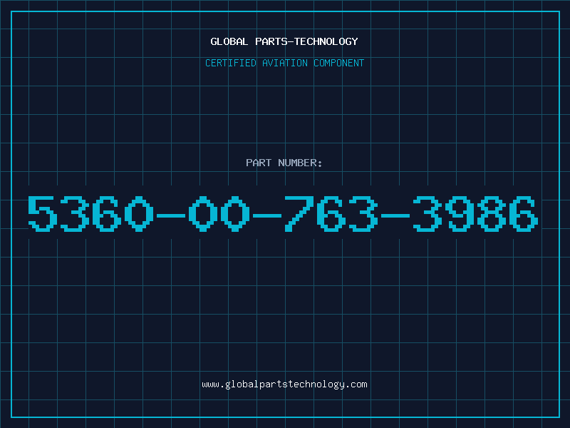 Aviation Part 5360-00-763-3986