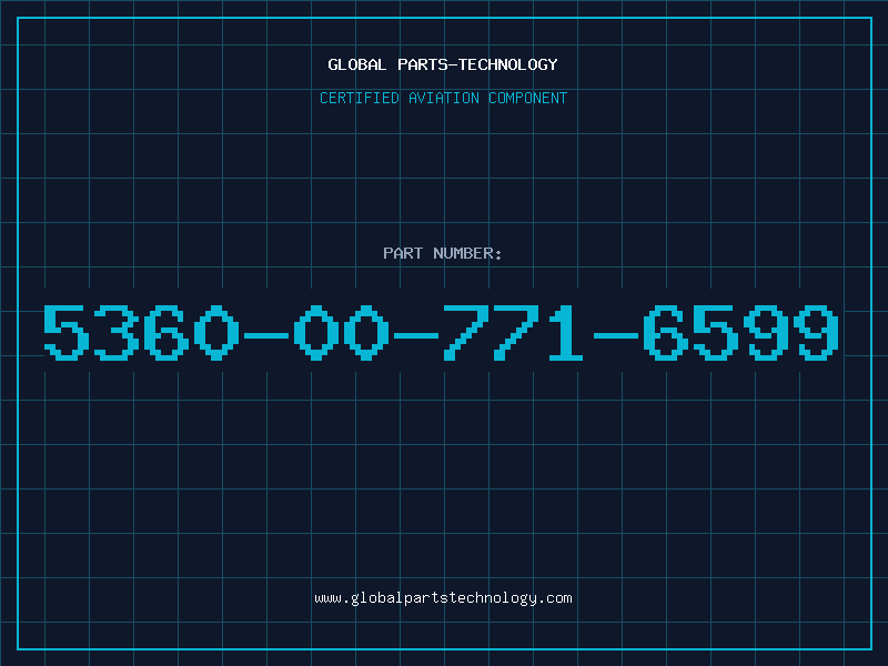 Aviation Part 5360-00-771-6599