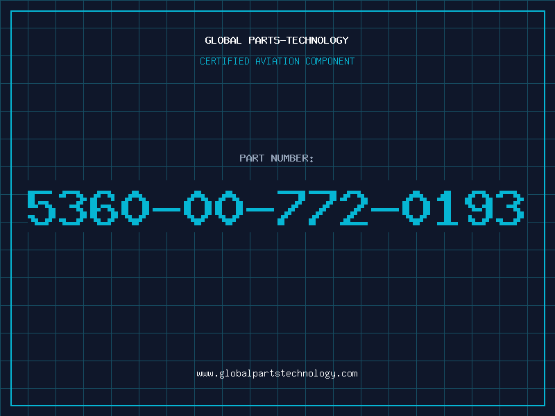 Aviation Part 5360-00-772-0193