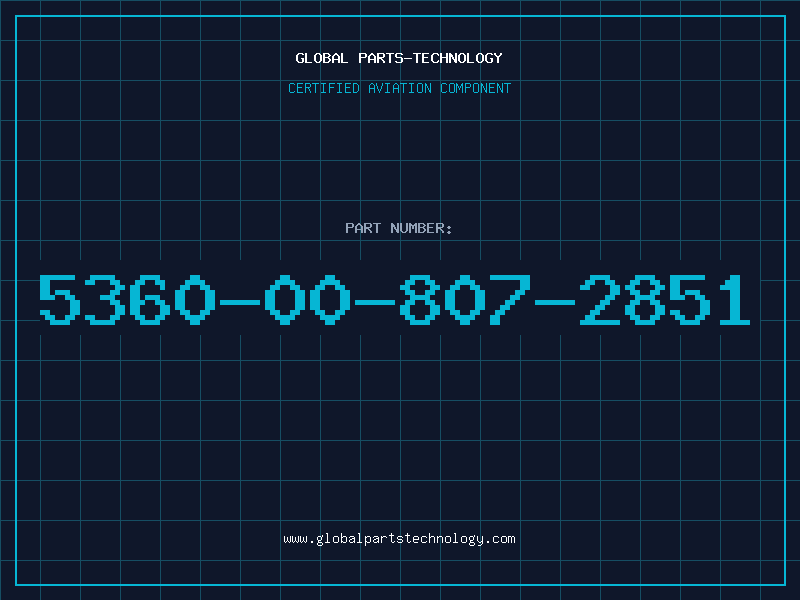 Aviation Part 5360-00-807-2851