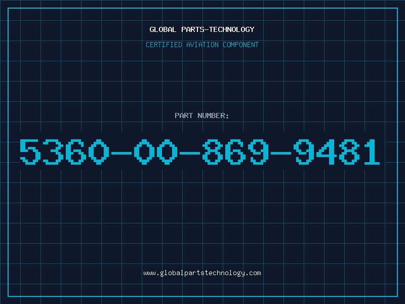 Aviation Part 5360-00-869-9481