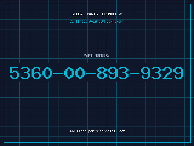 Aviation Part 5360-00-893-9329