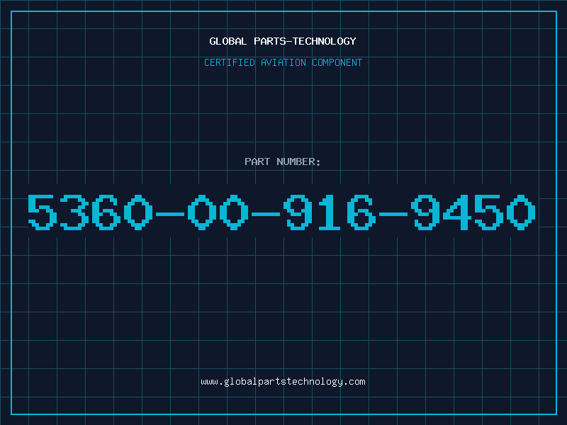 Aviation Part 5360-00-916-9450
