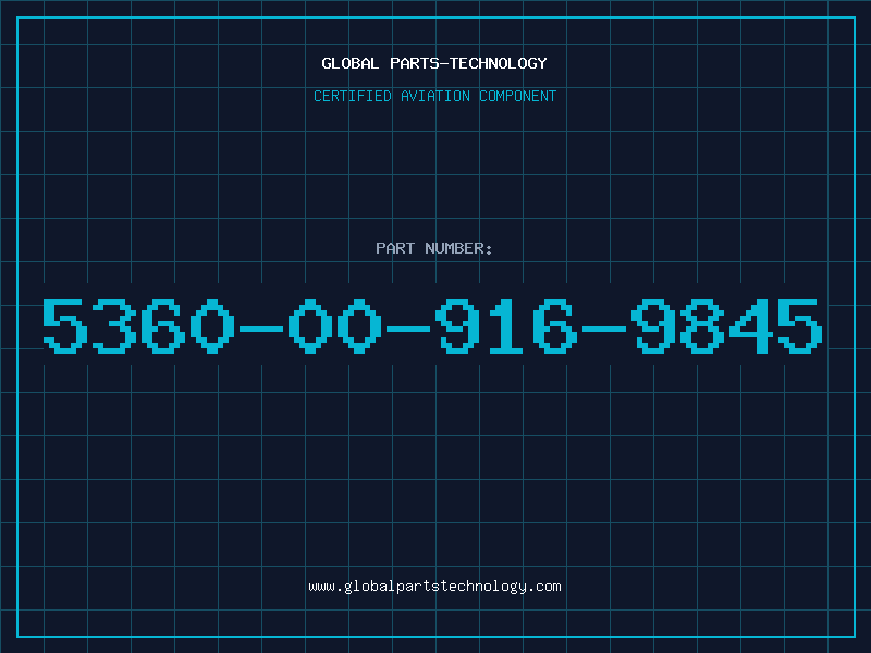 Aviation Part 5360-00-916-9845