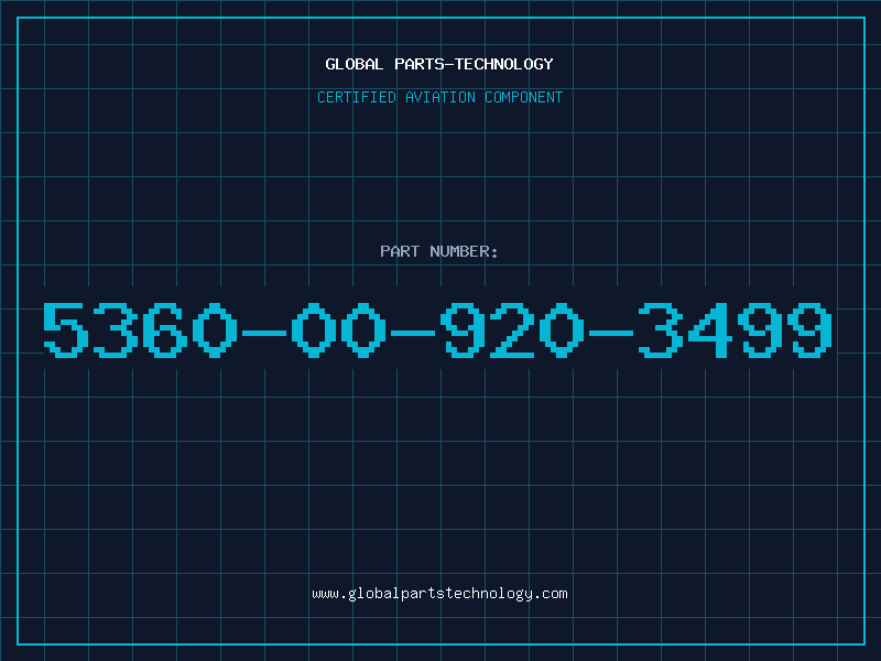 Aviation Part 5360-00-920-3499