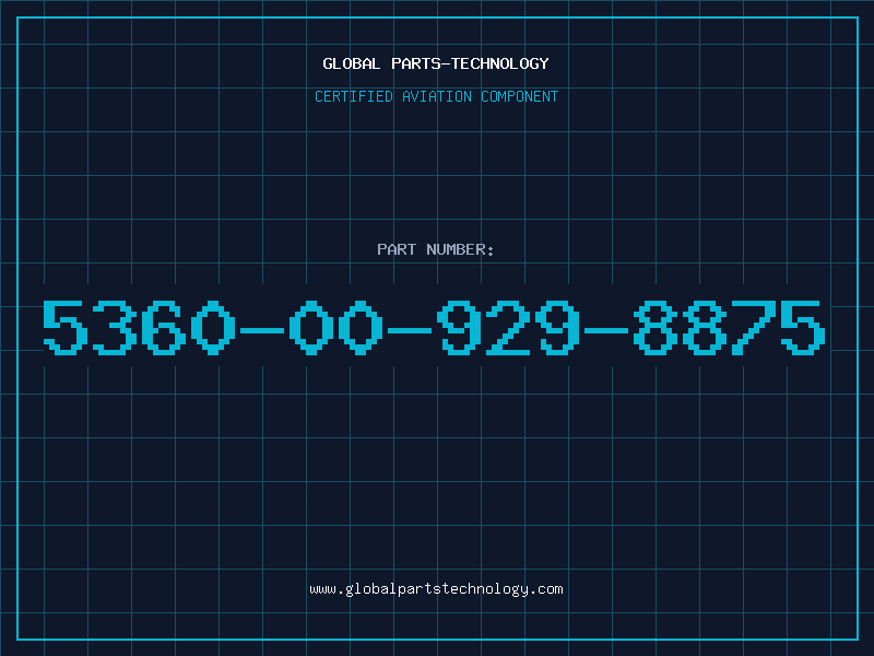 Aviation Part 5360-00-929-8875