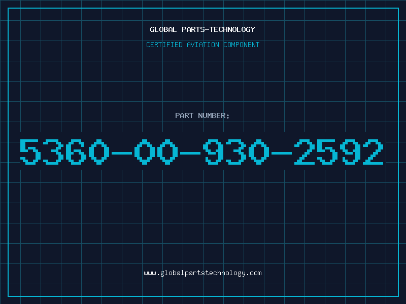 Aviation Part 5360-00-930-2592