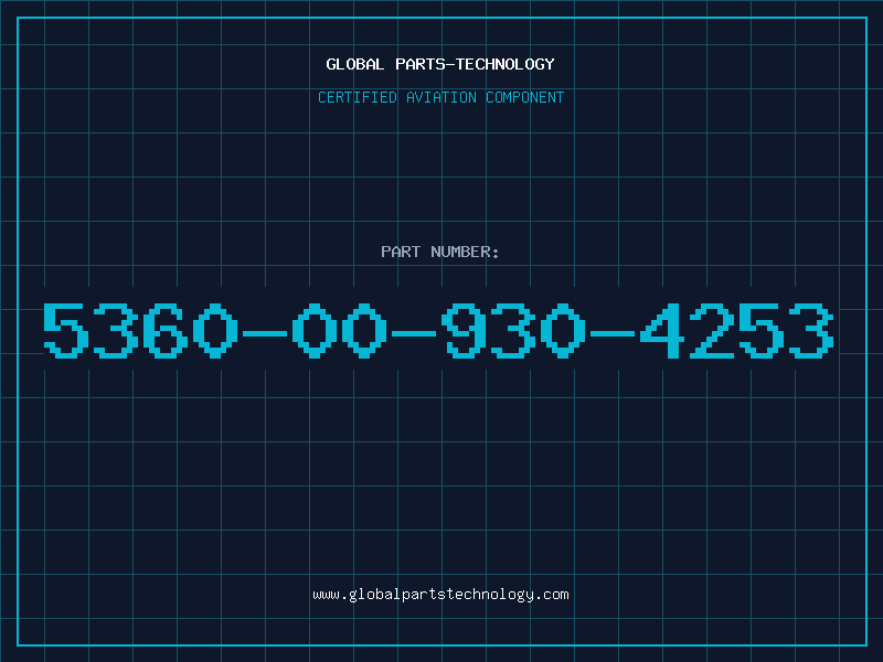 Aviation Part 5360-00-930-4253