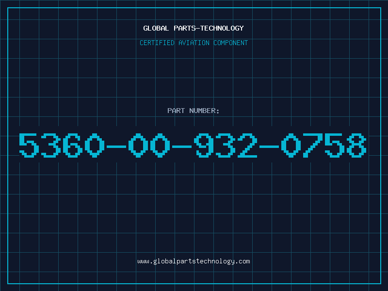 Aviation Part 5360-00-932-0758