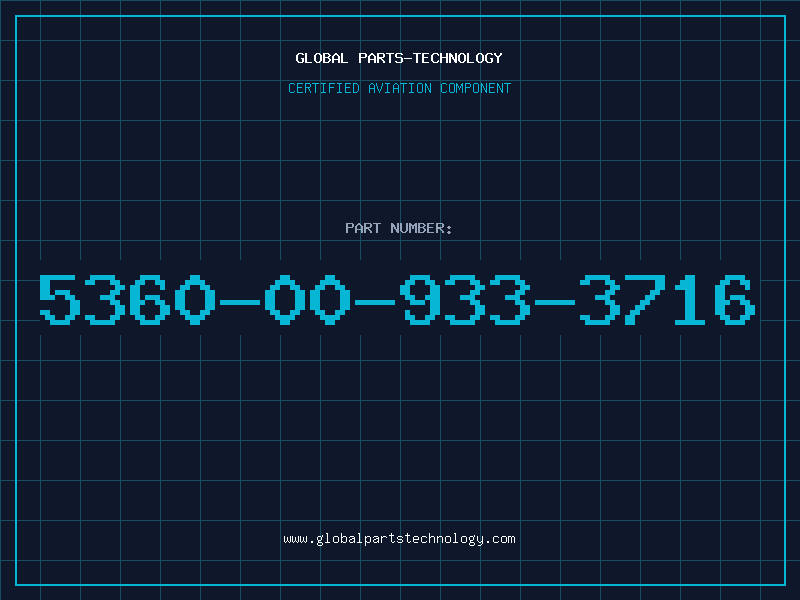 Aviation Part 5360-00-933-3716