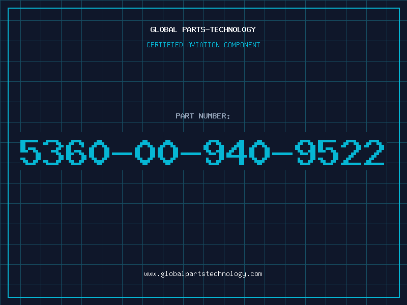 Aviation Part 5360-00-940-9522