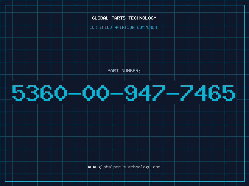 Aviation Part 5360-00-947-7465