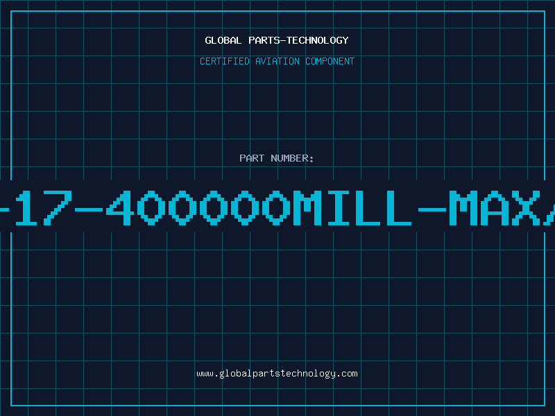 Aviation Part 540-99-084-17-400000MILL-MAX/PRECICONTA