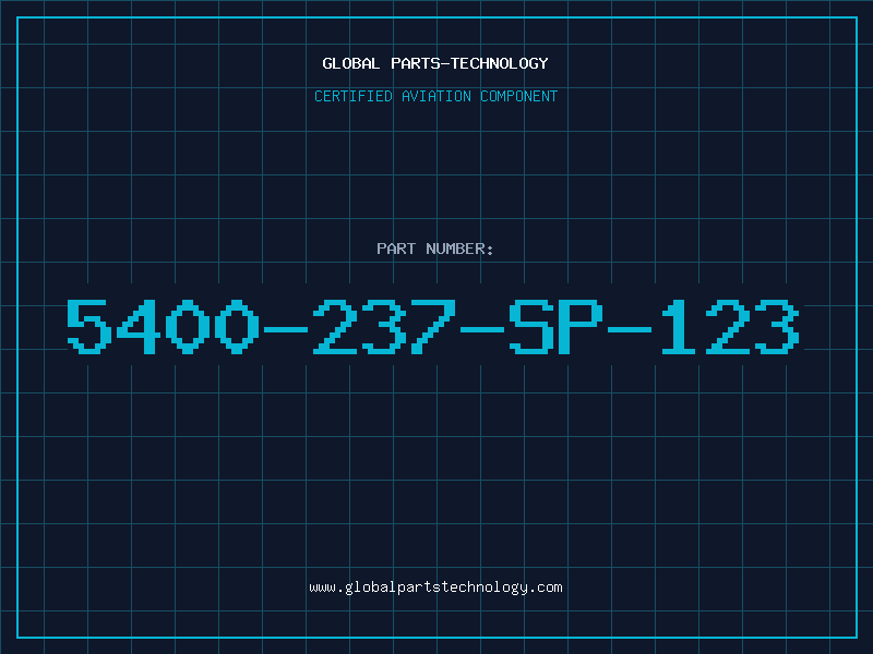 Aviation Part 5400-237-SP-123