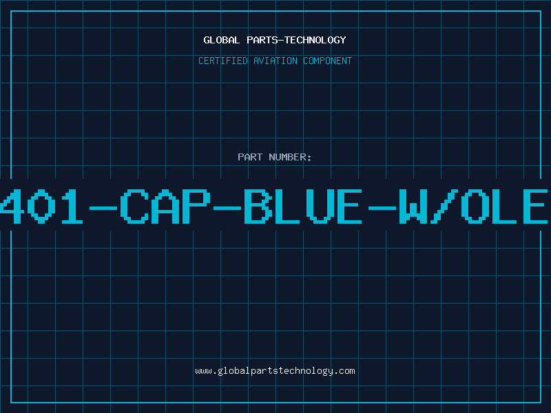 Aviation Part 5401-CAP-BLUE-W/OLED