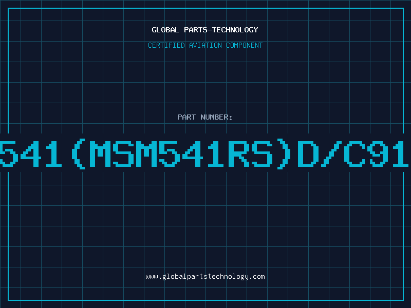 Aviation Part 541(MSM541RS)D/C91
