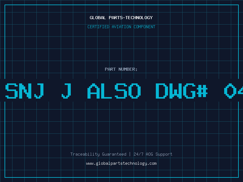 Aviation Part 5433 SNJ J ALSO DWG# 045730