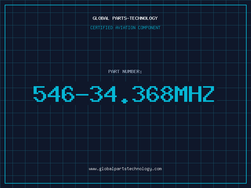Aviation Part 546-34.368MHZ