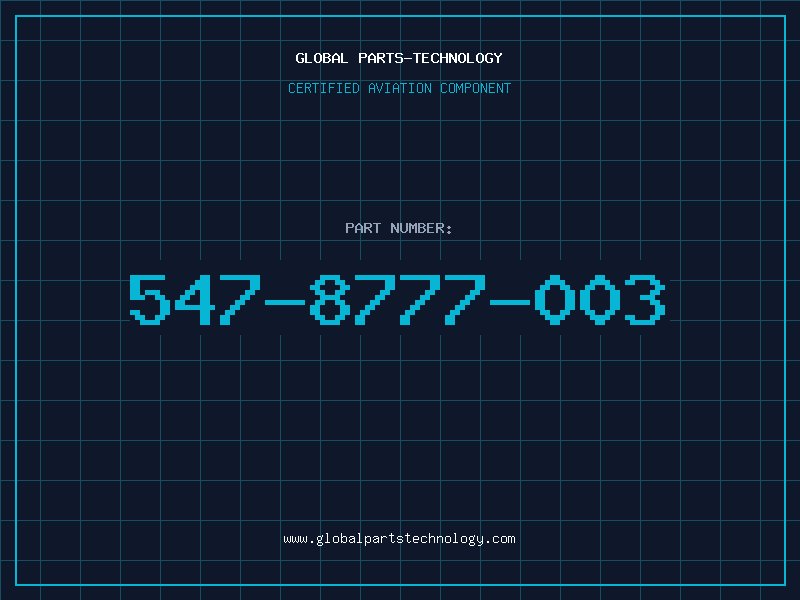 Aviation Part 547-8777-003