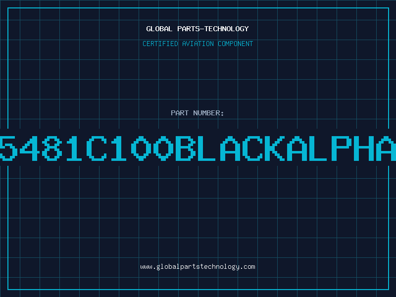 Aviation Part 5481C100BLACKALPHA