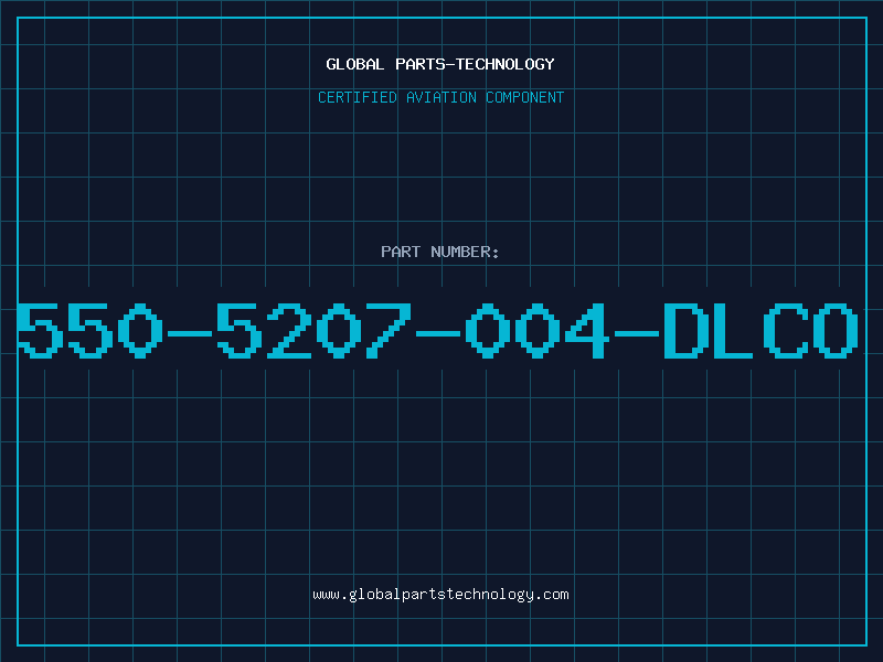 Aviation Part 550-5207-004-DLCO