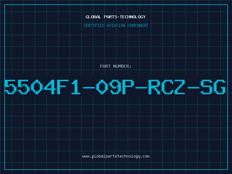 Aviation Part 5504F1-09P-RCZ-SG