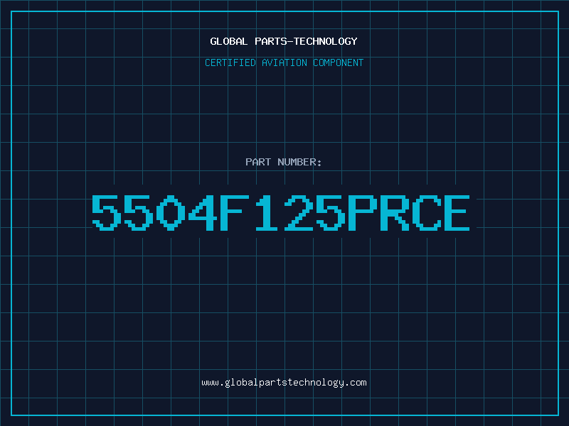 Aviation Part 5504F125PRCE